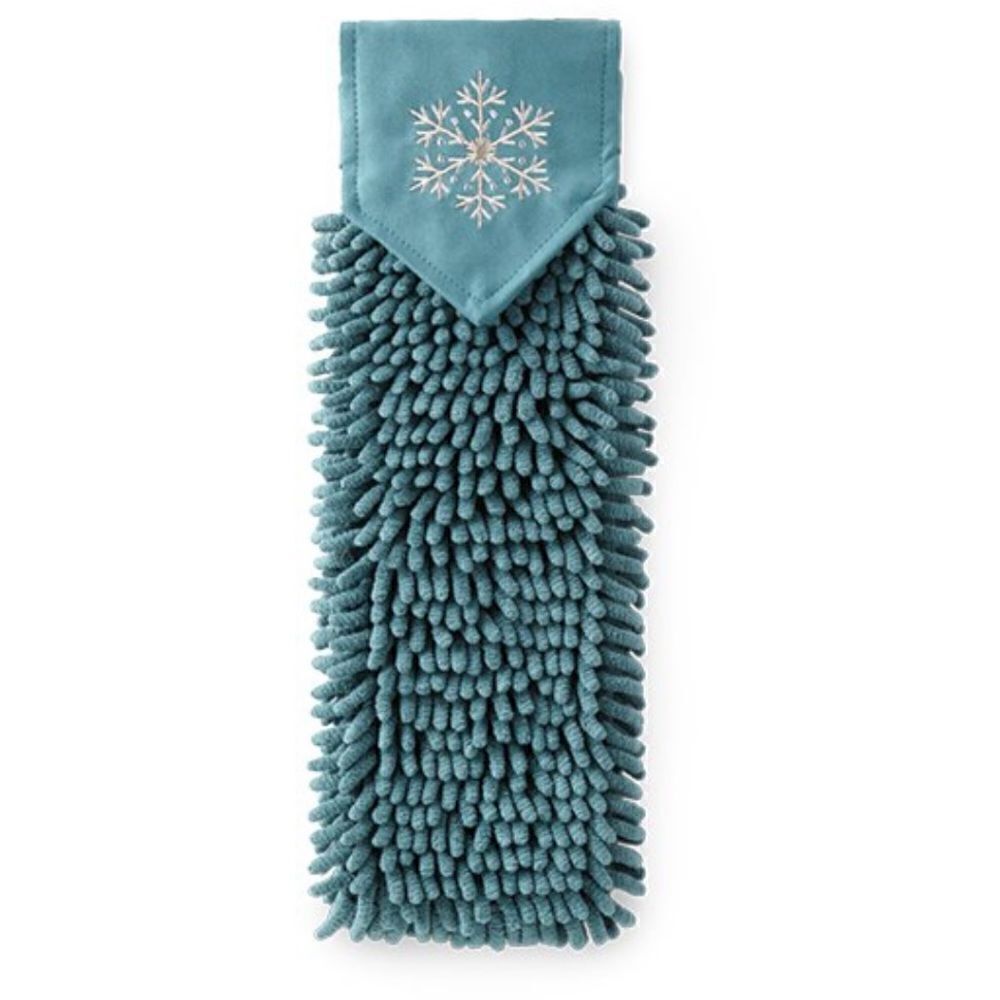 Norwex Chenille Snowflake Limited Edition Towel NWOT
